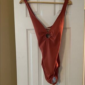 Kona Sol Rust One Piece Swimsuit